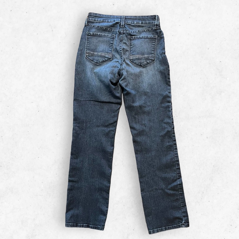 NYDJ Denim Jeans Women's Size 4 Mid Rise Straight Blue Lifting Technology - Picture 2 of 10